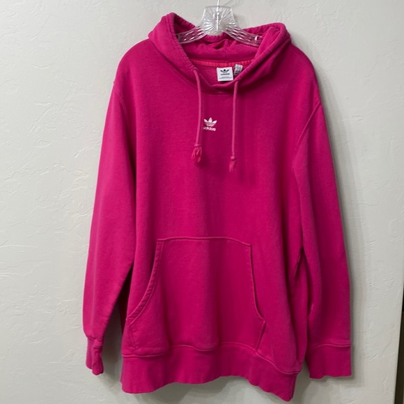 adidas Tops - 💖 Adidas Hoodie Sweatshirt, Women’s 2X, Hot Pink